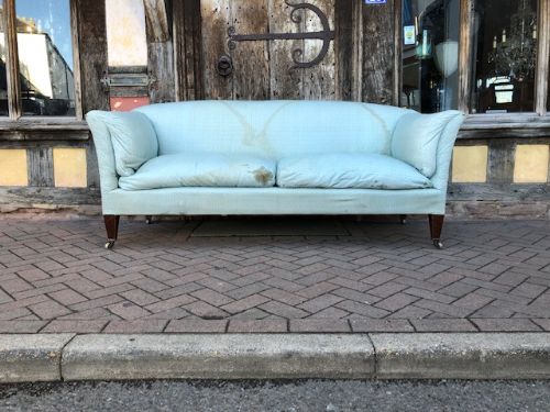 An Early 20th Century Howard & Sons Portarlington Model 7ft Sofa