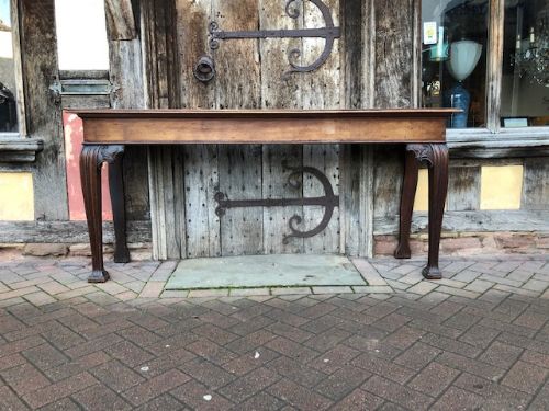 A Very Unusual and Interesting 18th Century English Mahogany Side Table