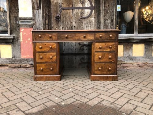 19th Century Pedestal Desk