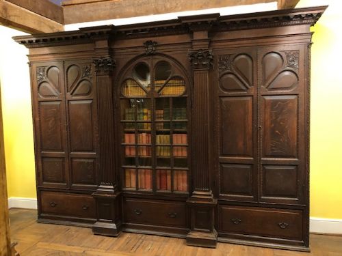 Mid-18th Century Oak Architectural Bookcase