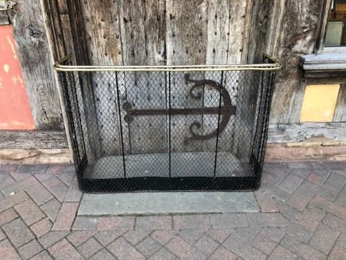A 19th Century Brass and Steel Nursery Fender