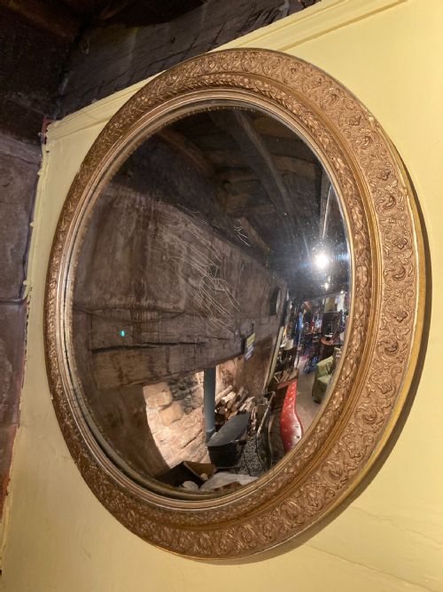19TH CENTURY CONVEX MIRROR