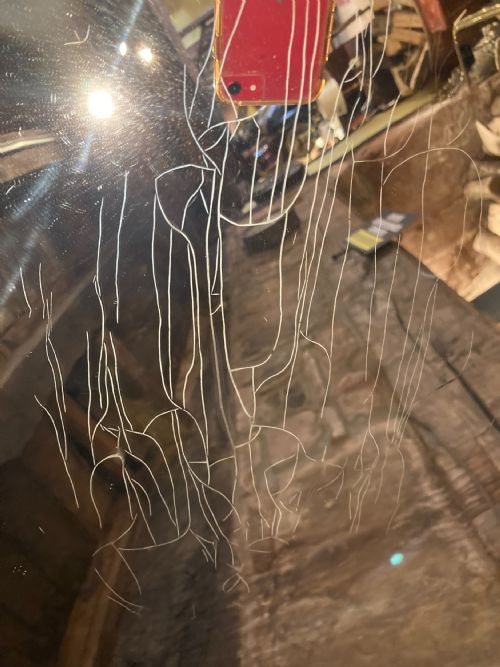 19TH CENTURY CONVEX MIRROR - ADDITIONAL PHOTO 1