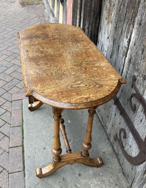 19TH CENTURY HUNGARIAN ASH SINGLE DRAWER SIDE TABLE - ADDITIONAL PHOTO 5