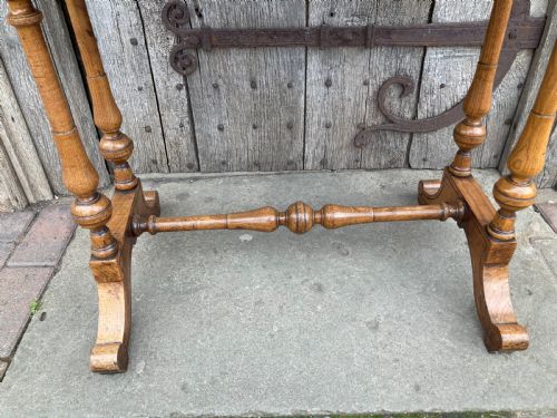 19TH CENTURY HUNGARIAN ASH SINGLE DRAWER SIDE TABLE - ADDITIONAL PHOTO 4