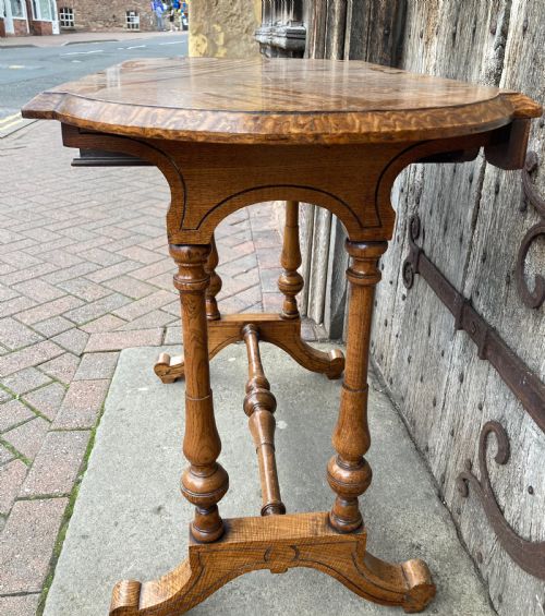 19TH CENTURY HUNGARIAN ASH SINGLE DRAWER SIDE TABLE - ADDITIONAL PHOTO 8
