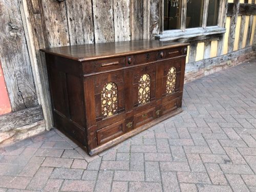 17th Century Oak Moulded Front Coffer