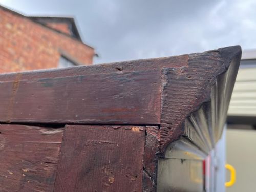 18TH CENTURY CHIPPENDALE PERIOD MAHOGANY PRESS CUPBOARD - ADDITIONAL PHOTO 16