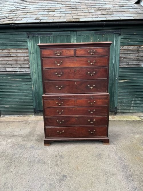18th Century Mahogany Chest on Chest