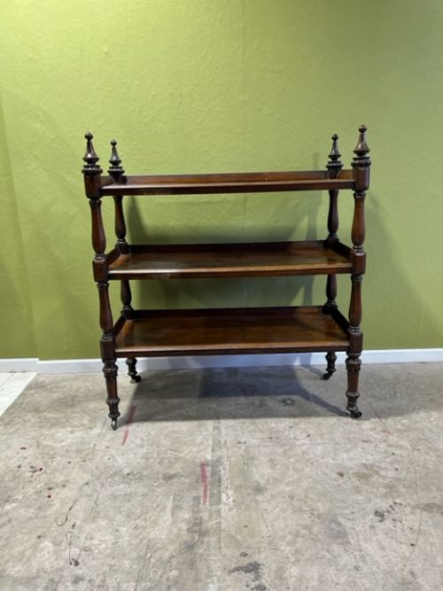 19th Century Oak Country House 3 Tier Etagere