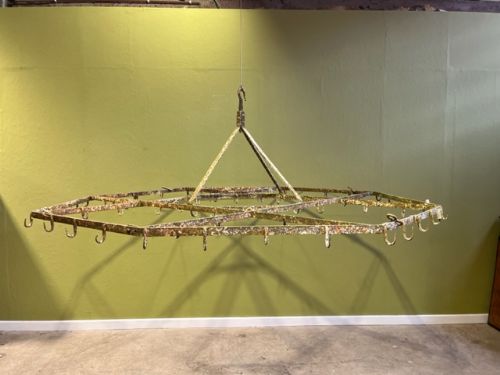 Large 19th Century Country House Iron Game Rack