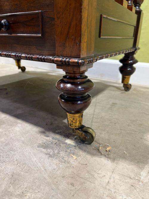 A GEORGE IV GILLOWS ROSEWOOD CANTERBURY - ADDITIONAL PHOTO 2
