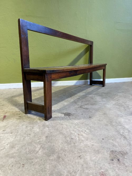 19th Century Silhouette Bench