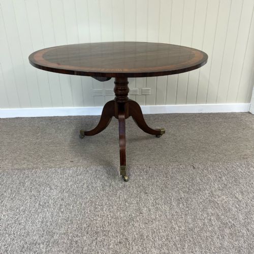 REGENCY ROSEWOOD CIRCULAR TABLE - ADDITIONAL PHOTO 1