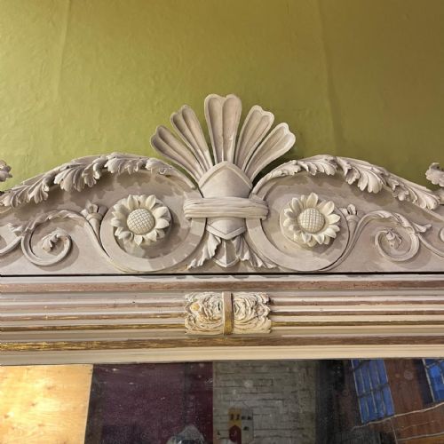 LARGE REGENCY COUNTRY HOUSE MIRROR - ADDITIONAL PHOTO 1