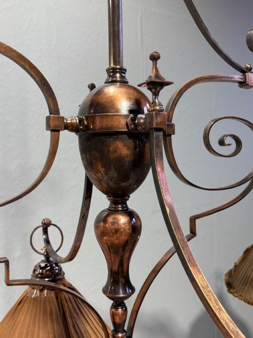 19TH CENTURY BILLIARD SNOOKER LIGHT - ADDITIONAL PHOTO 4