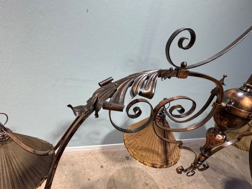 19TH CENTURY BILLIARD SNOOKER LIGHT - ADDITIONAL PHOTO 5
