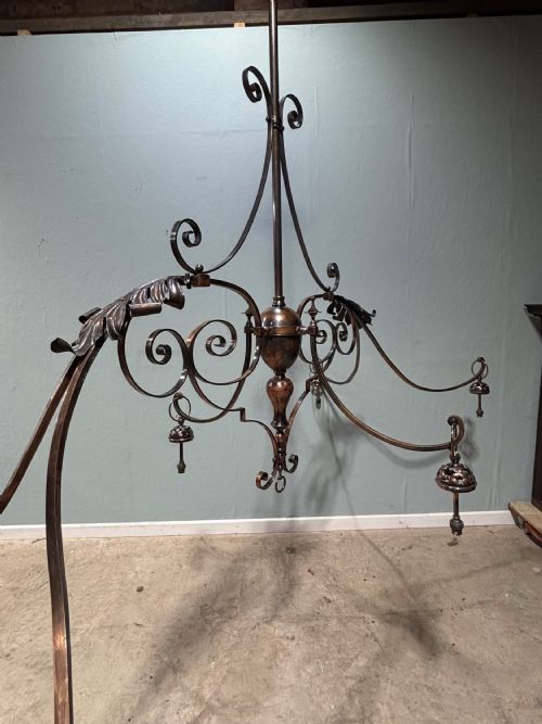 19TH CENTURY BILLIARD SNOOKER LIGHT - ADDITIONAL PHOTO 6