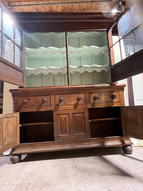 19TH CENTURY OAK HOUSEMAIDS CUPBOARD - ADDITIONAL PHOTO 1