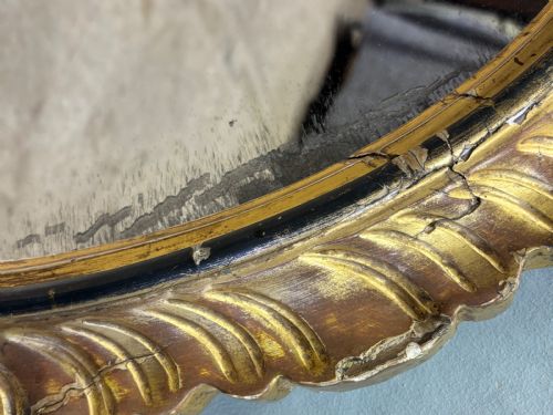 19TH CENTURY QUATREFOIL GILT MIRROR - ADDITIONAL PHOTO 1