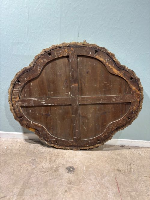19TH CENTURY QUATREFOIL GILT MIRROR - ADDITIONAL PHOTO 6