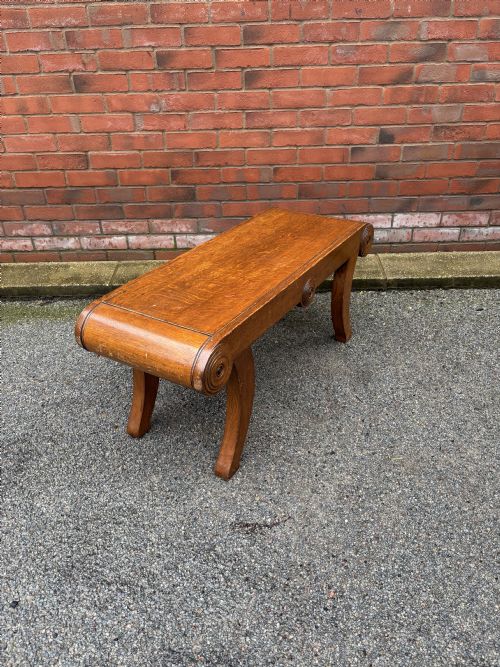 REGENCY OAK HALL BENCH - ADDITIONAL PHOTO 3