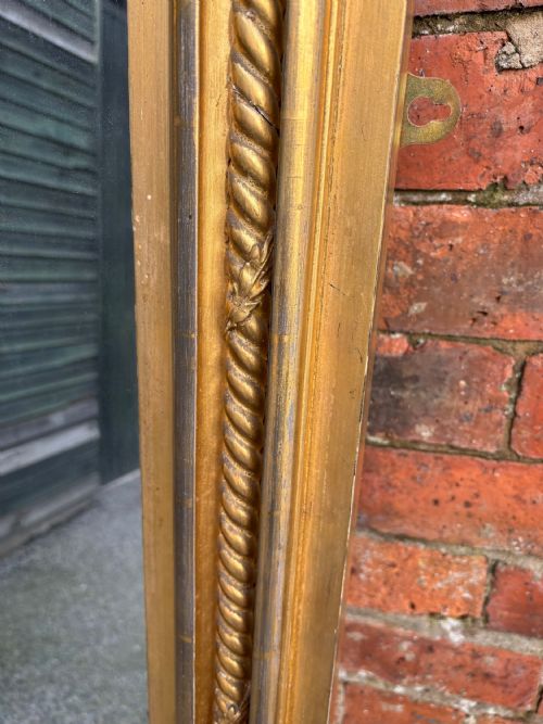 CLOSE PAIR OF GEO IV CARVED GILTWOOD PIER MIRRORS - ADDITIONAL PHOTO 4