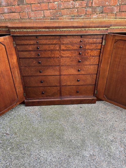 REGENCY AMBOYNA SIDE CABINET - ADDITIONAL PHOTO 1