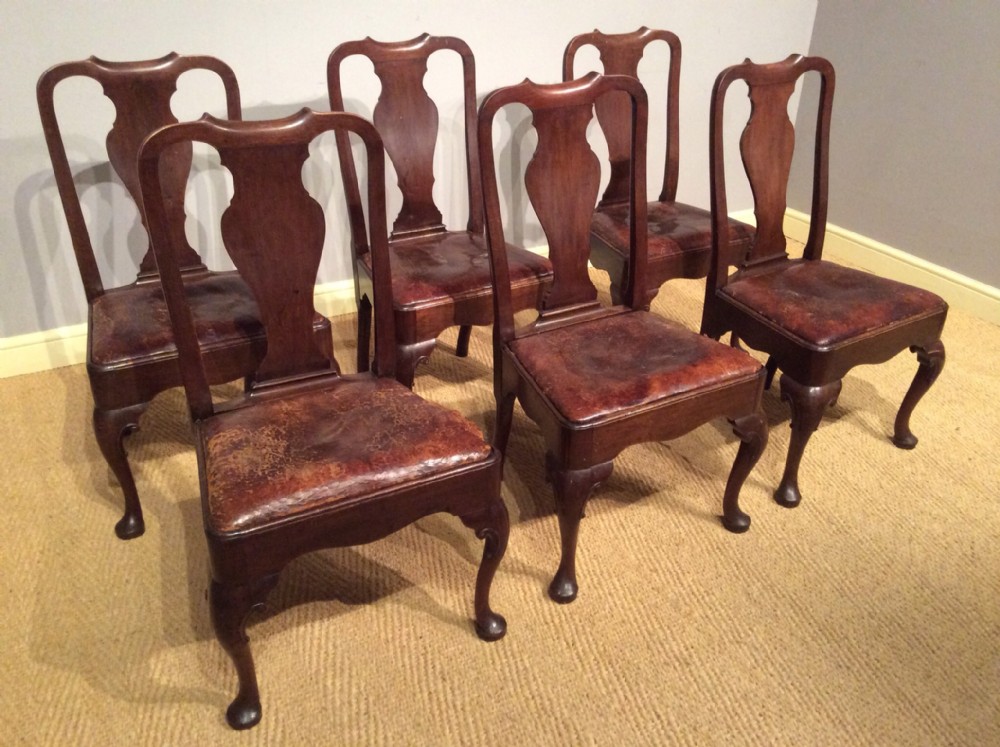 Six Geo II chairs