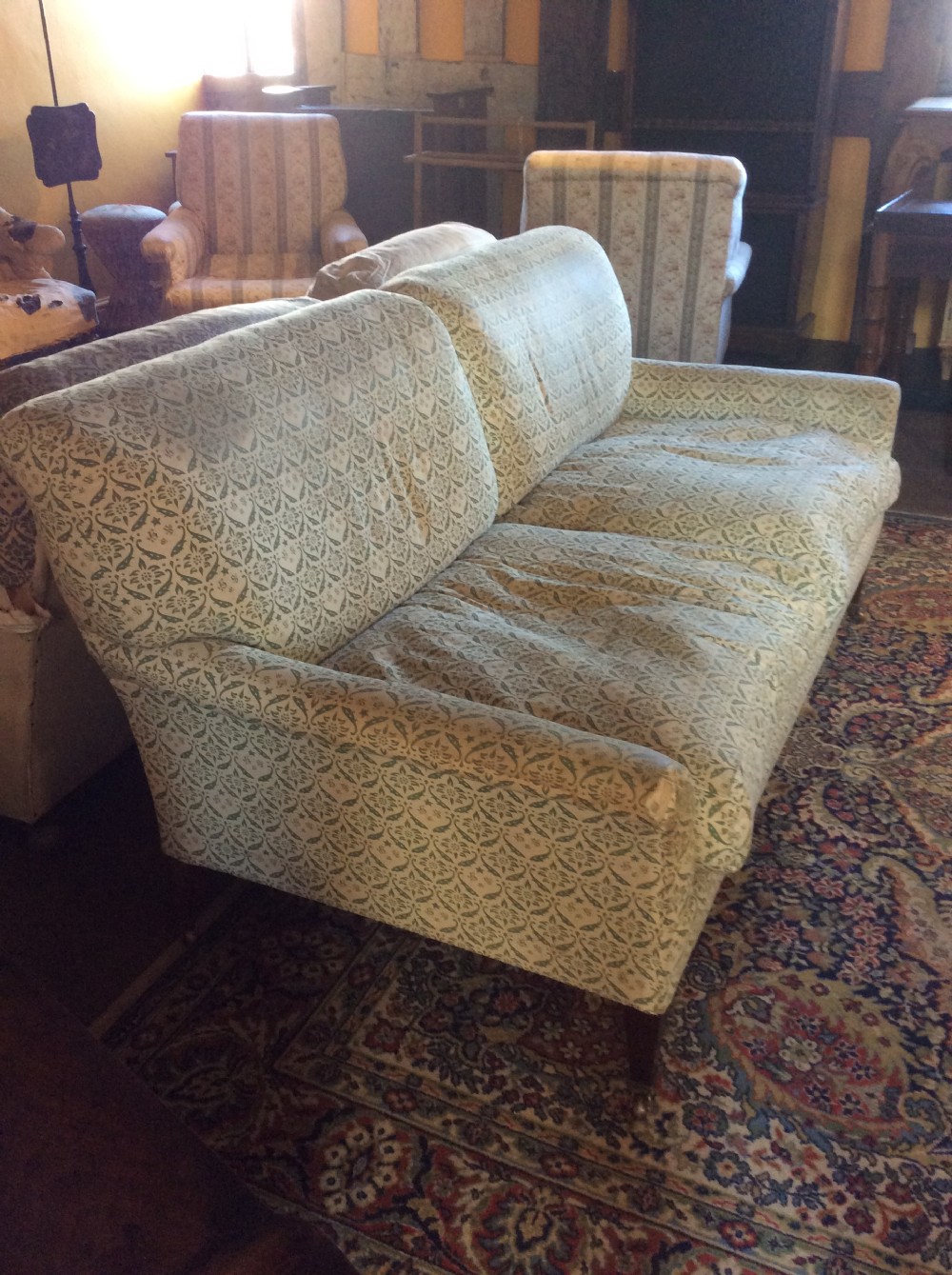 Howard & Sons English sofa. View III