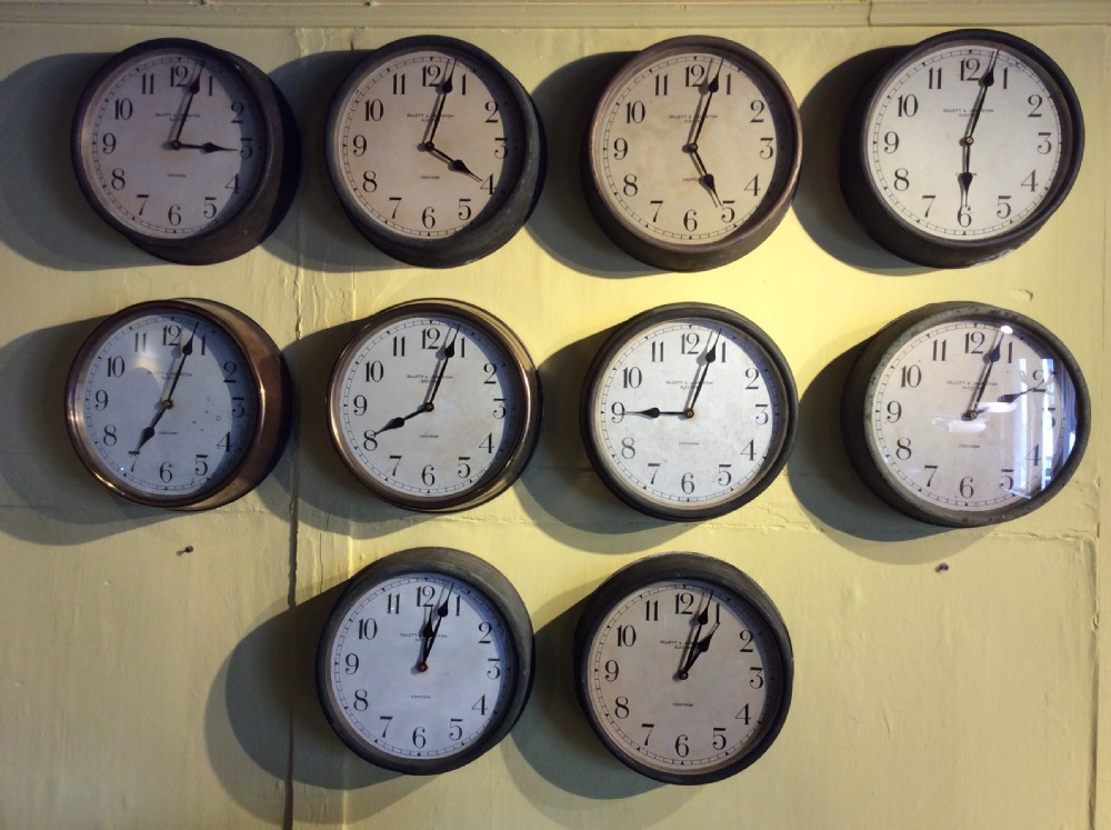 Copper & Brass cased clock. View II