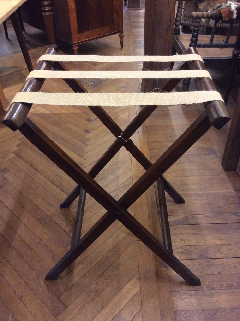 18th C Mahogany butler’s tray. View V