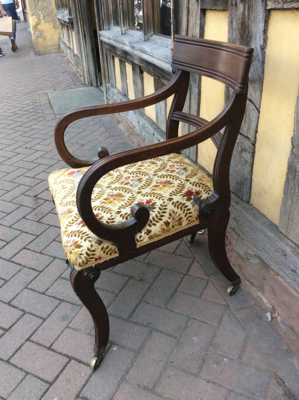Regency Mahogany chair. View II