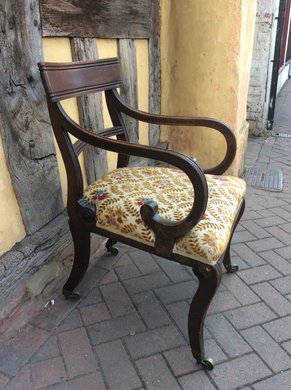 Regency Mahogany chair. View III