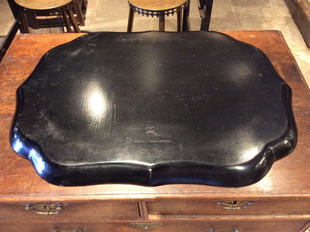 19thC Jennens & Bettridge papier mâché tray View II