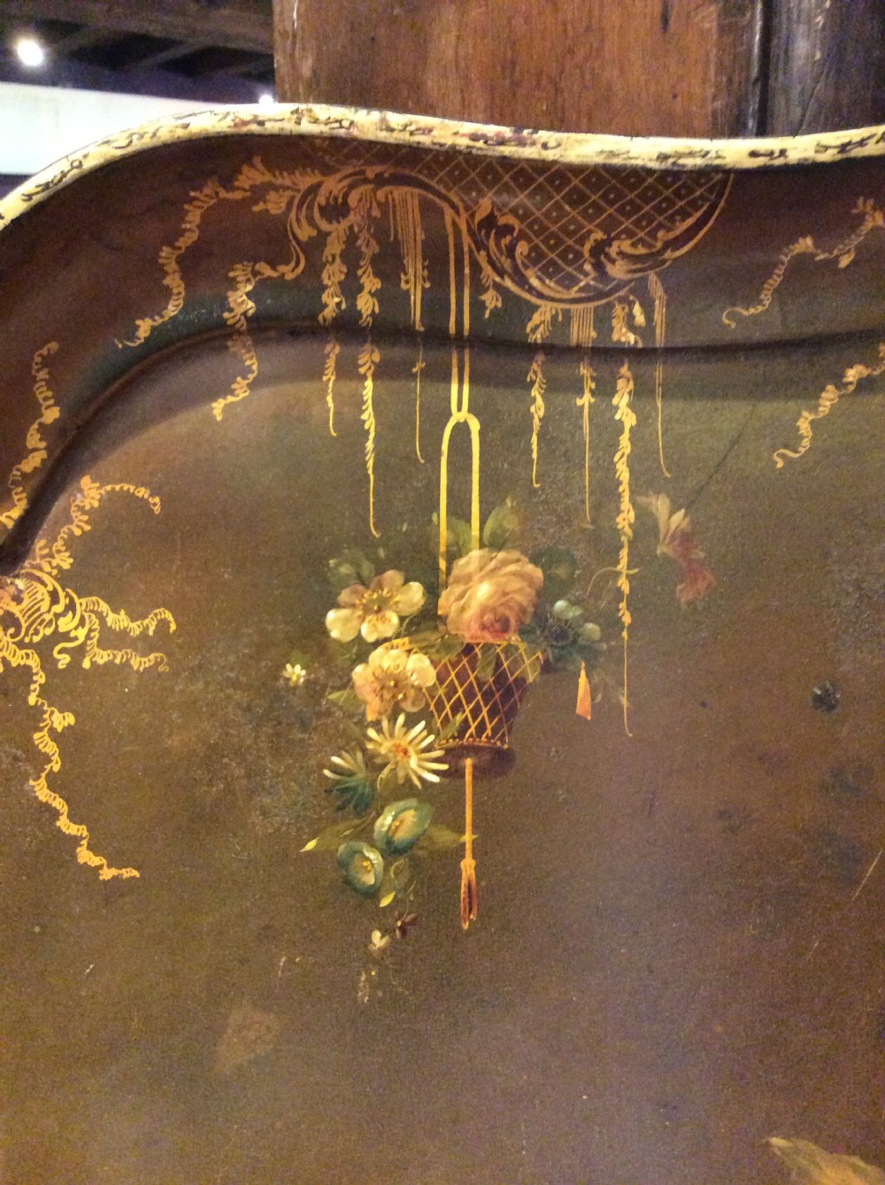19thC Jennens & Bettridge papier mâché tray View IV