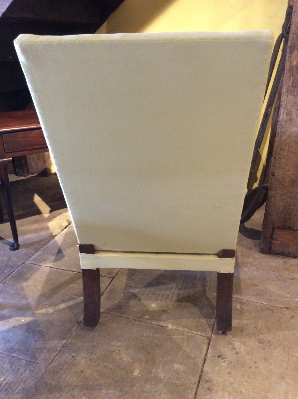 19thC Mahogany library armchair View VI