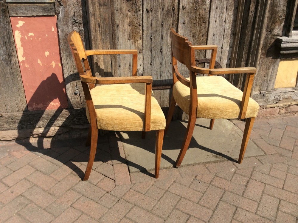 Pair of Art Deco armchairs View II