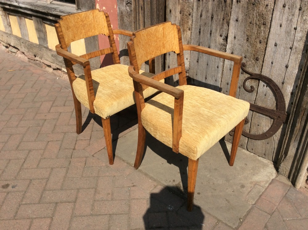 Pair of Art Deco armchairs View IV