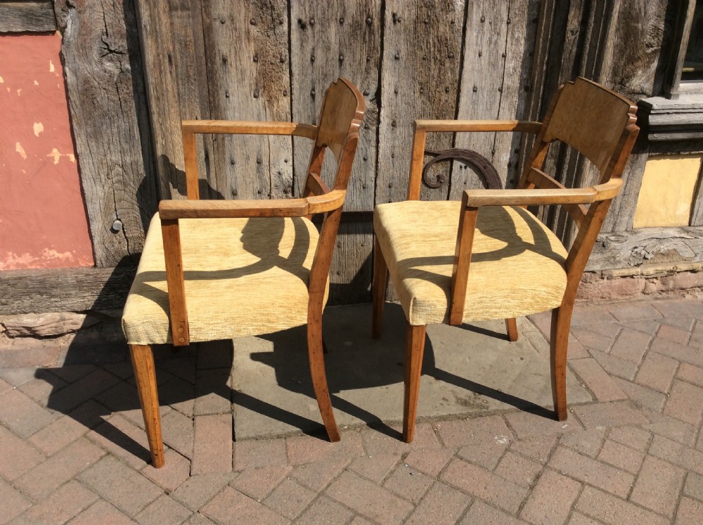 Pair of Art Deco armchairs View V