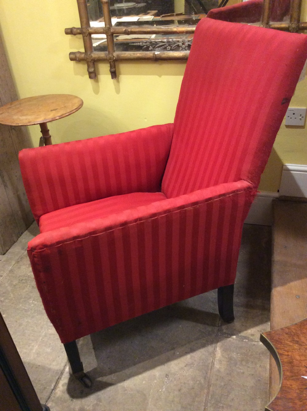 19thC  Mahogany armchair for upholstery View II