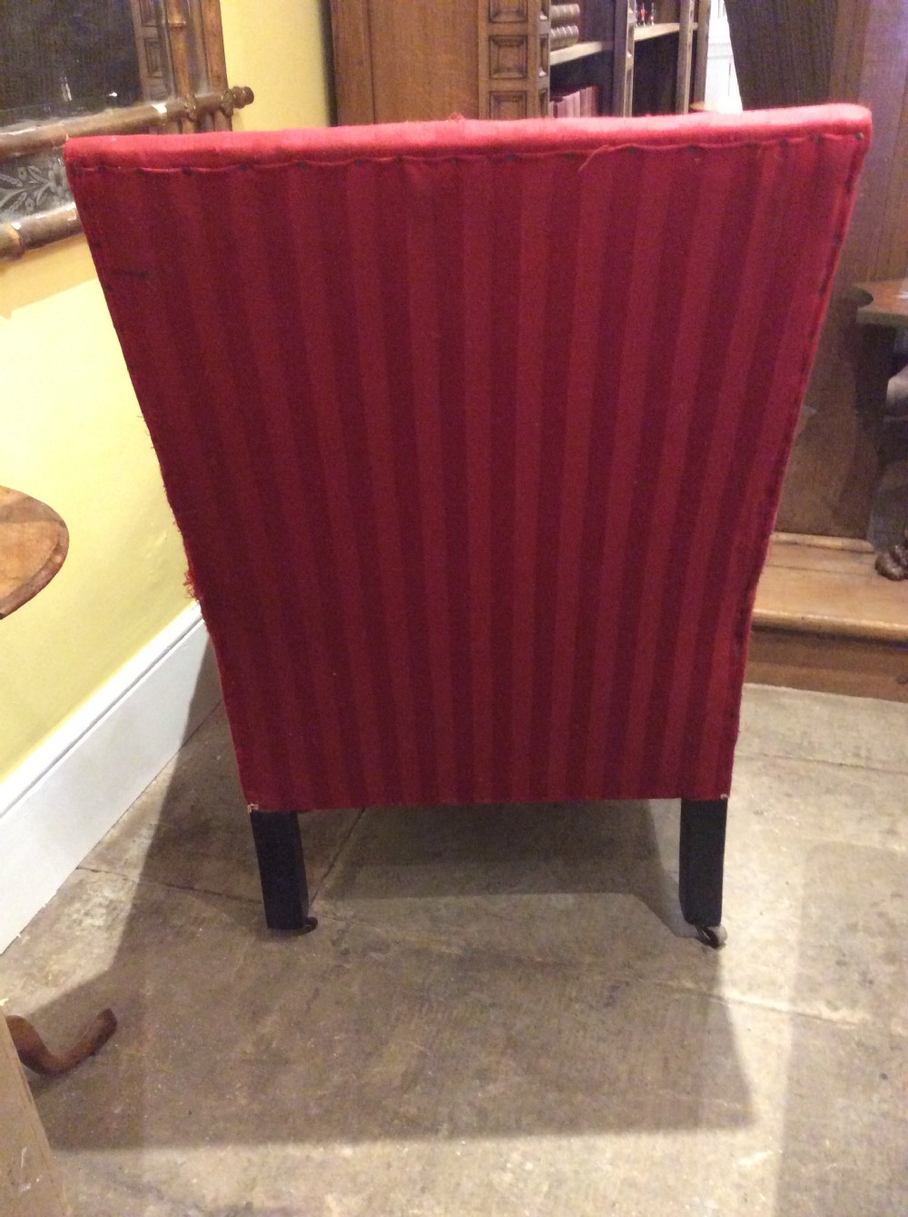 19thC  Mahogany armchair for upholstery View IV