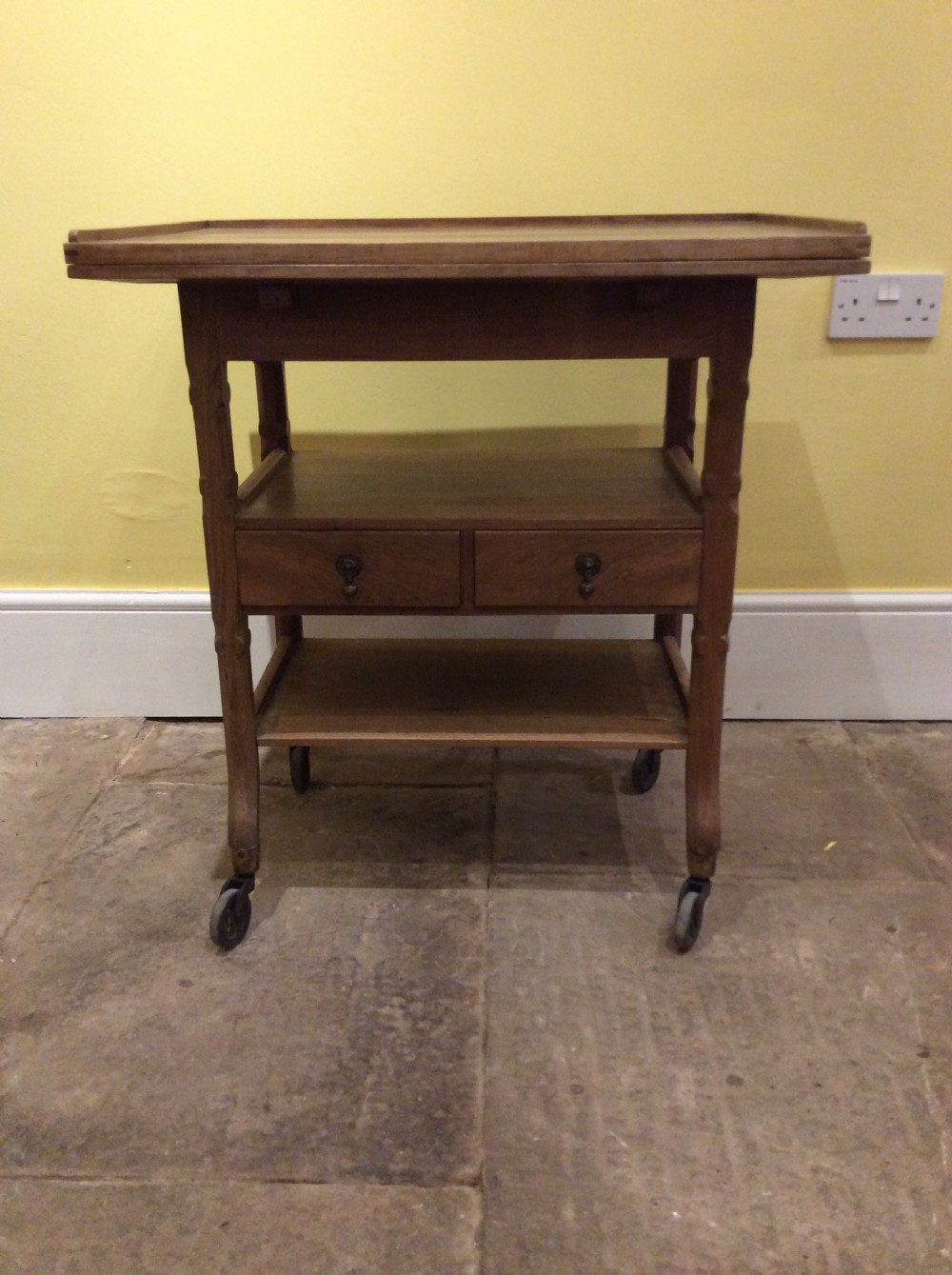 Walnut table, Cotswold school design. View V