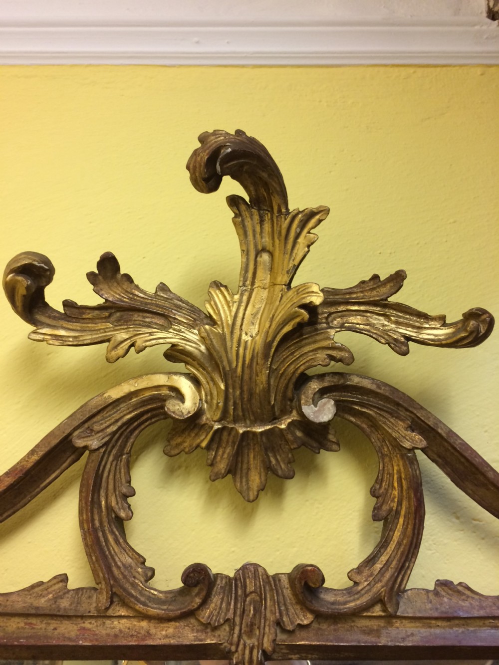 19thC English gilt mirror View III