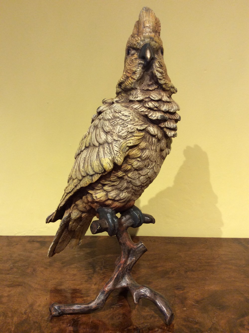 19thC Austrian cold painted bronze