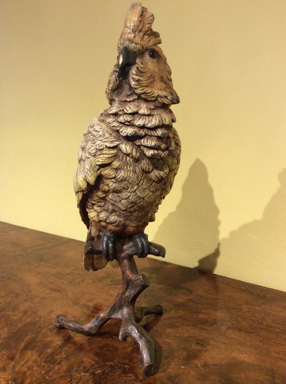 19thC Austrian cold painted bronze View VI