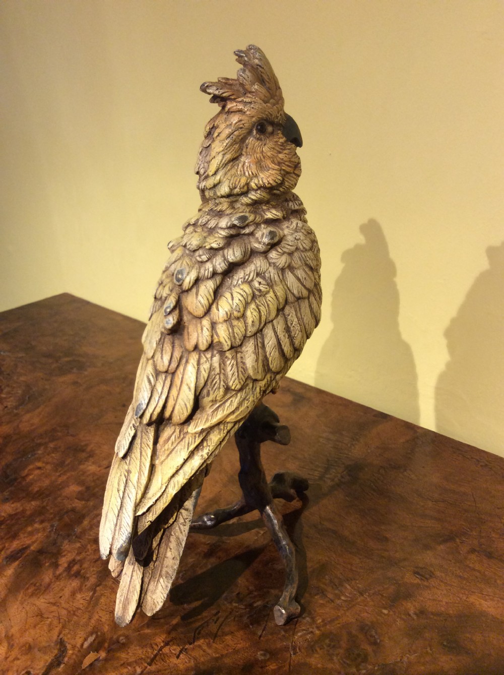 19thC Austrian cold painted bronze View VII