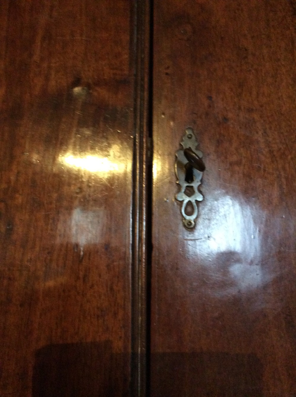 18thC Walnut and oak corner cupboard View III