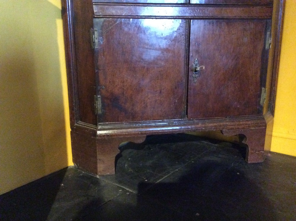 18thC Walnut and oak corner cupboard View VII