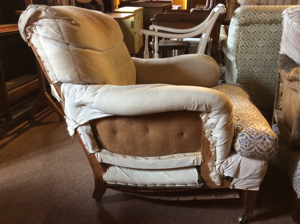 Early 20thC Howard & Sons Bridgewater armchair View II